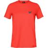 imageDALIX Butterfly Embroidered Cotton Relaxed Fit Short Sleeve Crewneck Tee Shirt WomenPoppy Red