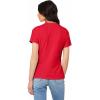 imageDALIX Butterfly Embroidered Cotton Relaxed Fit Short Sleeve Crewneck Tee Shirt WomenRed