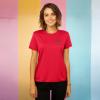 imageDALIX Butterfly Embroidered Cotton Relaxed Fit Short Sleeve Crewneck Tee Shirt WomenRed