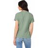 imageDALIX Butterfly Embroidered Cotton Relaxed Fit Short Sleeve Crewneck Tee Shirt WomenSage