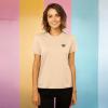imageDALIX Butterfly Embroidered Cotton Relaxed Fit Short Sleeve Crewneck Tee Shirt WomenSand