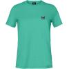 imageDALIX Butterfly Embroidered Cotton Relaxed Fit Short Sleeve Crewneck Tee Shirt WomenTeal