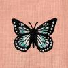 imageDALIX Butterfly Embroidered Cotton Relaxed Fit Short Sleeve Crewneck Tee Shirt WomenTerracotta