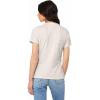imageDALIX Butterfly Embroidered Cotton Relaxed Fit Short Sleeve Crewneck Tee Shirt WomenVintage White