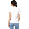 imageDALIX Butterfly Embroidered Cotton Relaxed Fit Short Sleeve Crewneck Tee Shirt WomenWhite