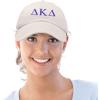imageDALIX Delta Kappa Delta Sorority Hat Womens Greek Letters Embroidered Baseball CapBeige