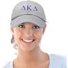 imageDALIX Delta Kappa Delta Sorority Hat Womens Greek Letters Embroidered Baseball CapGray