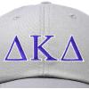 imageDALIX Delta Kappa Delta Sorority Hat Womens Greek Letters Embroidered Baseball CapGray