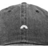 imageDALIX Lil Rainbow Embroidered Cotton Cap Summer Outdoor Dad Hat WomensWashed Black