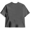 imageDALIX Smile Face Boxy Short Sleeve Tee Relaxed Summer Cotton Garment Dyed WomensAsphalt Gray