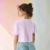imageDALIX Smile Face Boxy Short Sleeve Tee Relaxed Summer Cotton Garment Dyed WomensOrchid