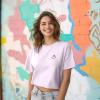 imageDALIX Smile Face Boxy Short Sleeve Tee Relaxed Summer Cotton Garment Dyed WomensOrchid