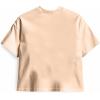 imageDALIX Smile Face Boxy Short Sleeve Tee Relaxed Summer Cotton Garment Dyed WomensPeach
