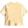 imageDALIX Smile Face Boxy Short Sleeve Tee Relaxed Summer Cotton Garment Dyed WomensYellow