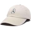 imageDALIX SpookeaLatte Ghost Cap Embroidered Coffee Cotton Baseball Hat Mens WomensBeige