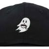 imageDALIX SpookeaLatte Ghost Cap Embroidered Coffee Cotton Baseball Hat Mens WomensBlack