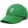 imageDALIX SpookeaLatte Ghost Cap Embroidered Coffee Cotton Baseball Hat Mens WomensKelly Green
