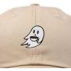 imageDALIX SpookeaLatte Ghost Cap Embroidered Coffee Cotton Baseball Hat Mens WomensKhaki
