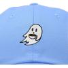 imageDALIX SpookeaLatte Ghost Cap Embroidered Coffee Cotton Baseball Hat Mens WomensLight Blue