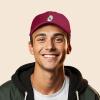 imageDALIX SpookeaLatte Ghost Cap Embroidered Coffee Cotton Baseball Hat Mens WomensMaroon