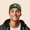 imageDALIX SpookeaLatte Ghost Cap Embroidered Coffee Cotton Baseball Hat Mens WomensOlive