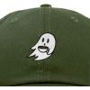 imageDALIX SpookeaLatte Ghost Cap Embroidered Coffee Cotton Baseball Hat Mens WomensOlive