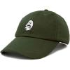 imageDALIX SpookeaLatte Ghost Cap Embroidered Coffee Cotton Baseball Hat Mens WomensOlive