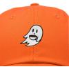 imageDALIX SpookeaLatte Ghost Cap Embroidered Coffee Cotton Baseball Hat Mens WomensOrange