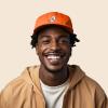 imageDALIX SpookeaLatte Ghost Cap Embroidered Coffee Cotton Baseball Hat Mens WomensOrange