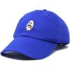 imageDALIX SpookeaLatte Ghost Cap Embroidered Coffee Cotton Baseball Hat Mens WomensRoyal Blue