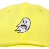imageDALIX SpookeaLatte Ghost Cap Embroidered Coffee Cotton Baseball Hat Mens WomensYellow
