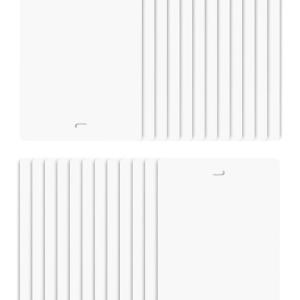 imageDALIX 825quot White Vertical Blinds Replacement Slats Sliding Door Window 24 Pack