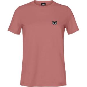 imageDALIX Butterfly Embroidered Cotton Relaxed Fit Short Sleeve Crewneck Tee Shirt WomenMauve