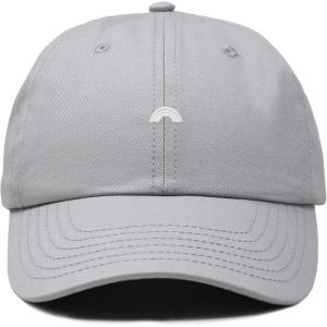imageDALIX Lil Rainbow Embroidered Cotton Cap Summer Outdoor Dad Hat WomensGray