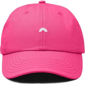 imageDALIX Lil Rainbow Embroidered Cotton Cap Summer Outdoor Dad Hat WomensHot Pink