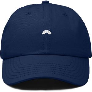 imageDALIX Lil Rainbow Embroidered Cotton Cap Summer Outdoor Dad Hat WomensNavy Blue