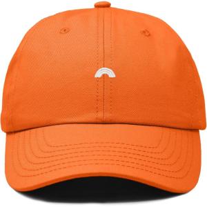 imageDALIX Lil Rainbow Embroidered Cotton Cap Summer Outdoor Dad Hat WomensOrange