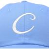 imageDALIX Initial Hat Letter C Womens Baseball Cap Monogram Cursive EmbroiderLight Blue