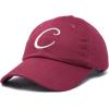 imageDALIX Initial Hat Letter C Womens Baseball Cap Monogram Cursive EmbroiderMaroon