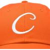 imageDALIX Initial Hat Letter C Womens Baseball Cap Monogram Cursive EmbroiderOrange