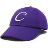 imageDALIX Initial Hat Letter C Womens Baseball Cap Monogram Cursive EmbroiderPurple