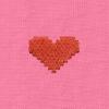 imageDALIX Pixel Heart Embroidered Lightweight Relaxed Jersey Tee Summer Cute Love WomensCharity Pink