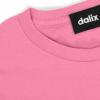 imageDALIX Pixel Heart Embroidered Lightweight Relaxed Jersey Tee Summer Cute Love WomensCharity Pink