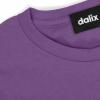 imageDALIX Pixel Heart Embroidered Lightweight Relaxed Jersey Tee Summer Cute Love WomensPurple