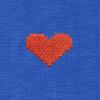 imageDALIX Pixel Heart Embroidered Lightweight Relaxed Jersey Tee Summer Cute Love WomensRoyal Blue