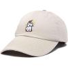 imageAdorable Unicorn Bunny Hat Womens Embroidered Baseball CapBeige