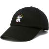 imageAdorable Unicorn Bunny Hat Womens Embroidered Baseball CapBlack