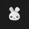 imageAnimals Cute Bunny TShirt Womens Embroidered ShirtBlack