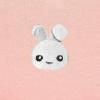 imageAnimals Cute Bunny TShirt Womens Embroidered ShirtLight Pink