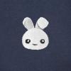 imageAnimals Cute Bunny TShirt Womens Embroidered ShirtNavy Blue